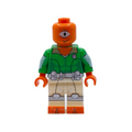 Allen the Alien green suit custom minifigure from Invincible shown from the front