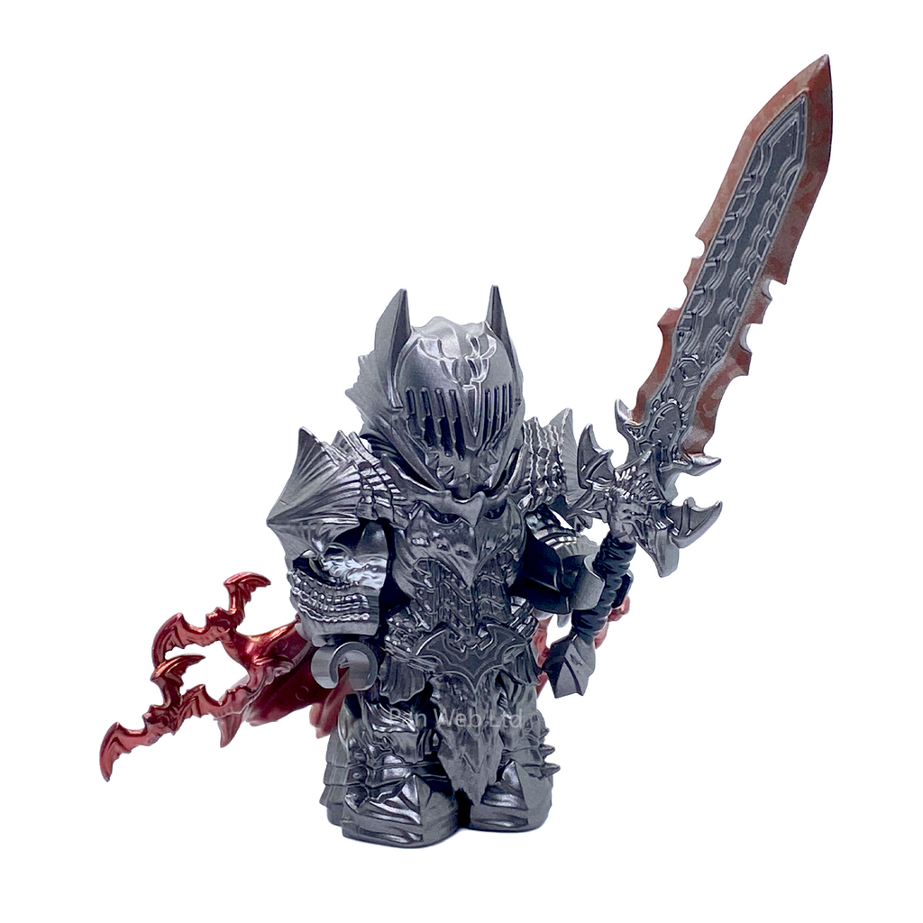 Batman in Berserk Armour Custom Brick Figure