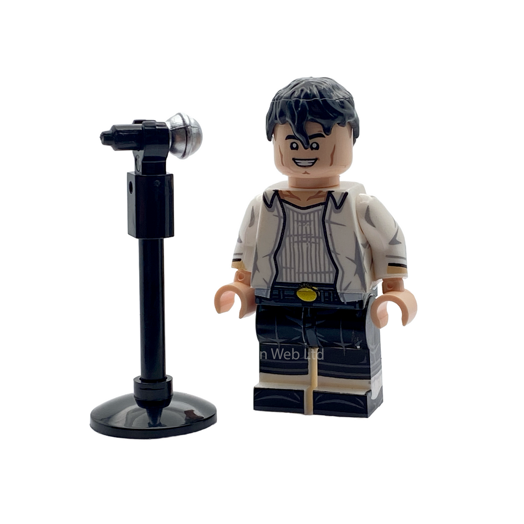 Black or White Inspired Michael King of Pop Custom Brick Figure