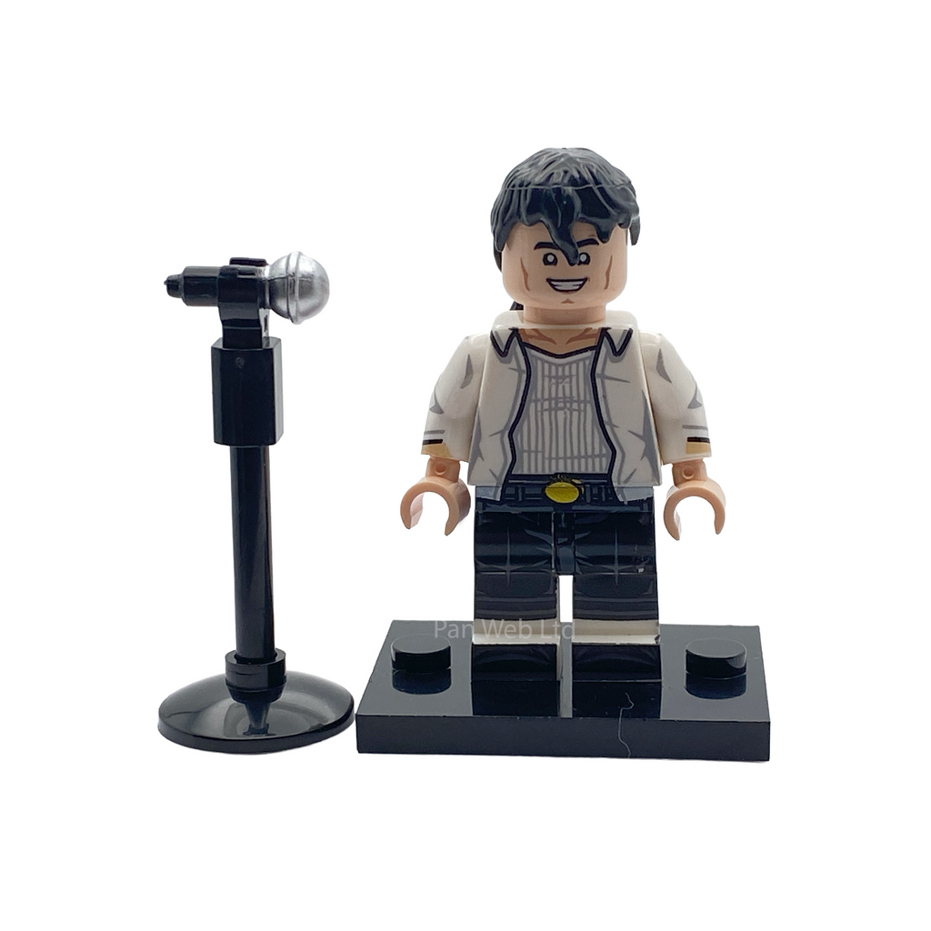 Black or White Inspired Michael King of Pop Custom Brick Figure