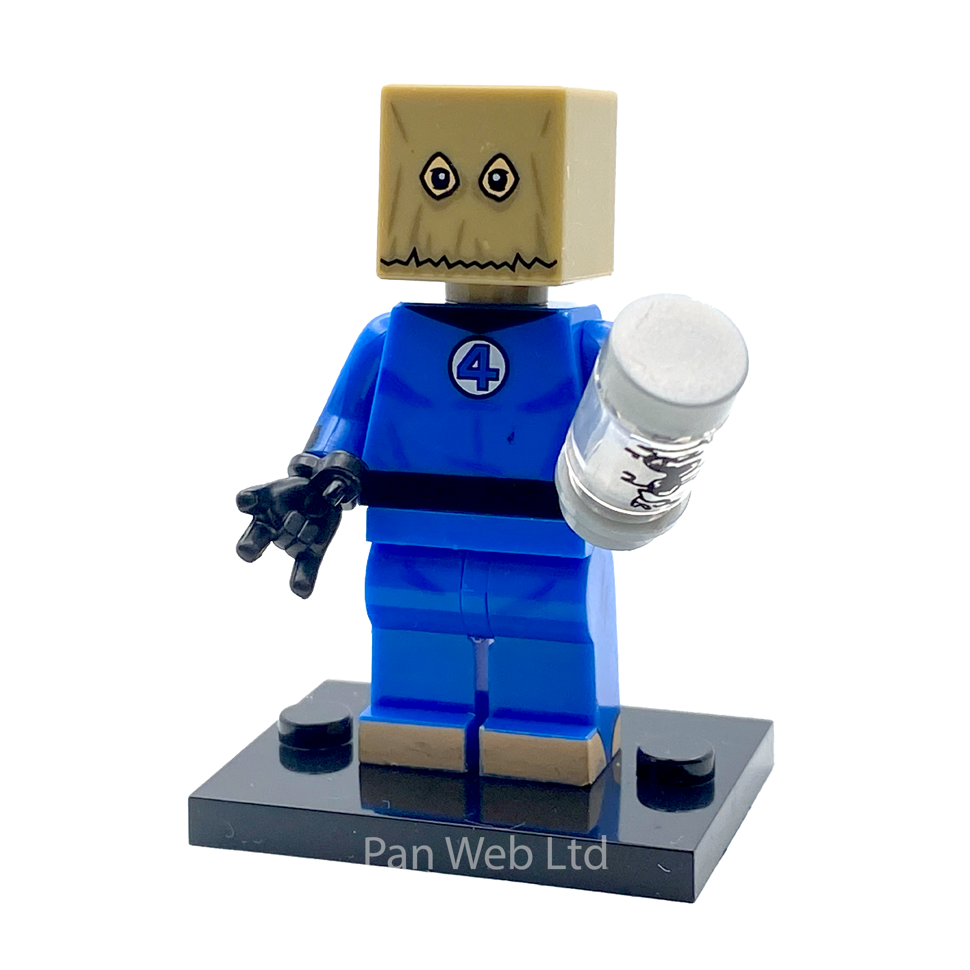 The Bombastic Bagman Custom Brick Figure