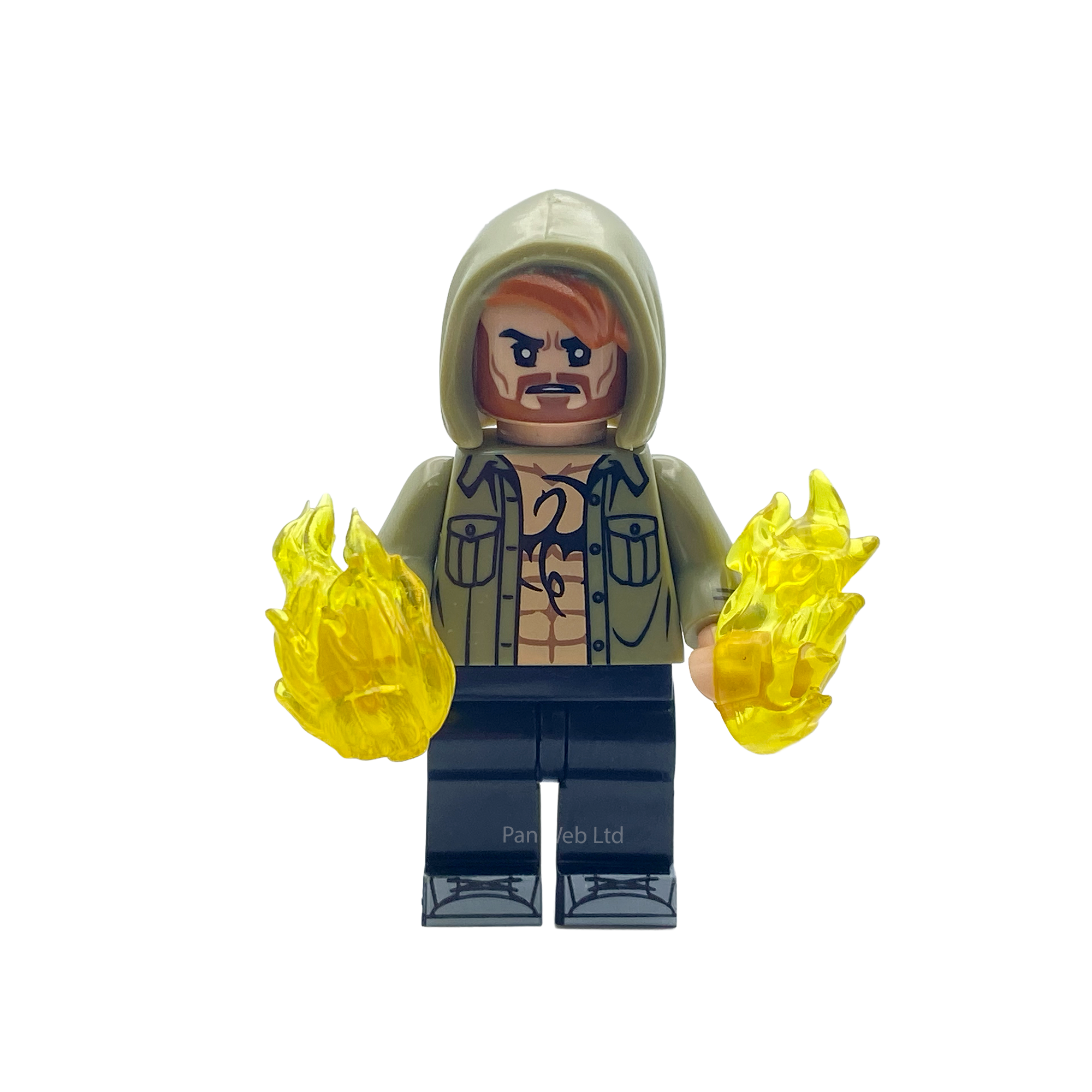 Danny Rand Iron Fist Marvel Inspired Custom Brick Figure