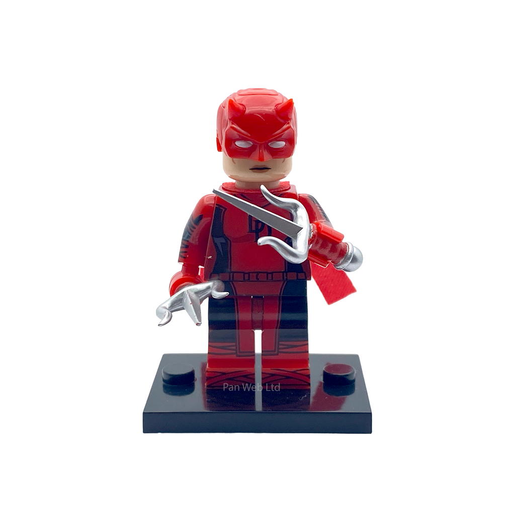Daredevil Elektra Marvel Inspired Custom Brick Figure