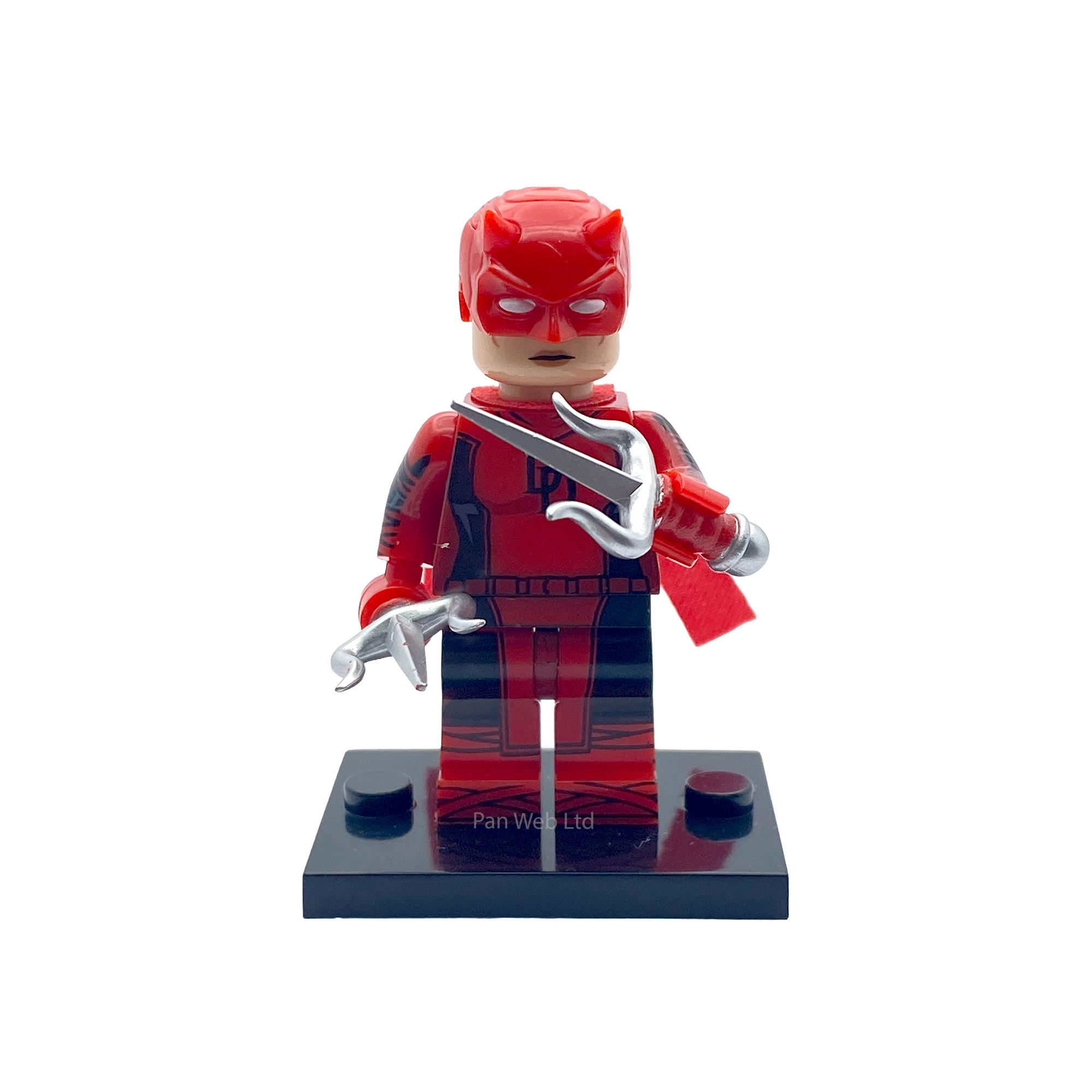 Daredevil Elektra Marvel Inspired Custom Brick Figure