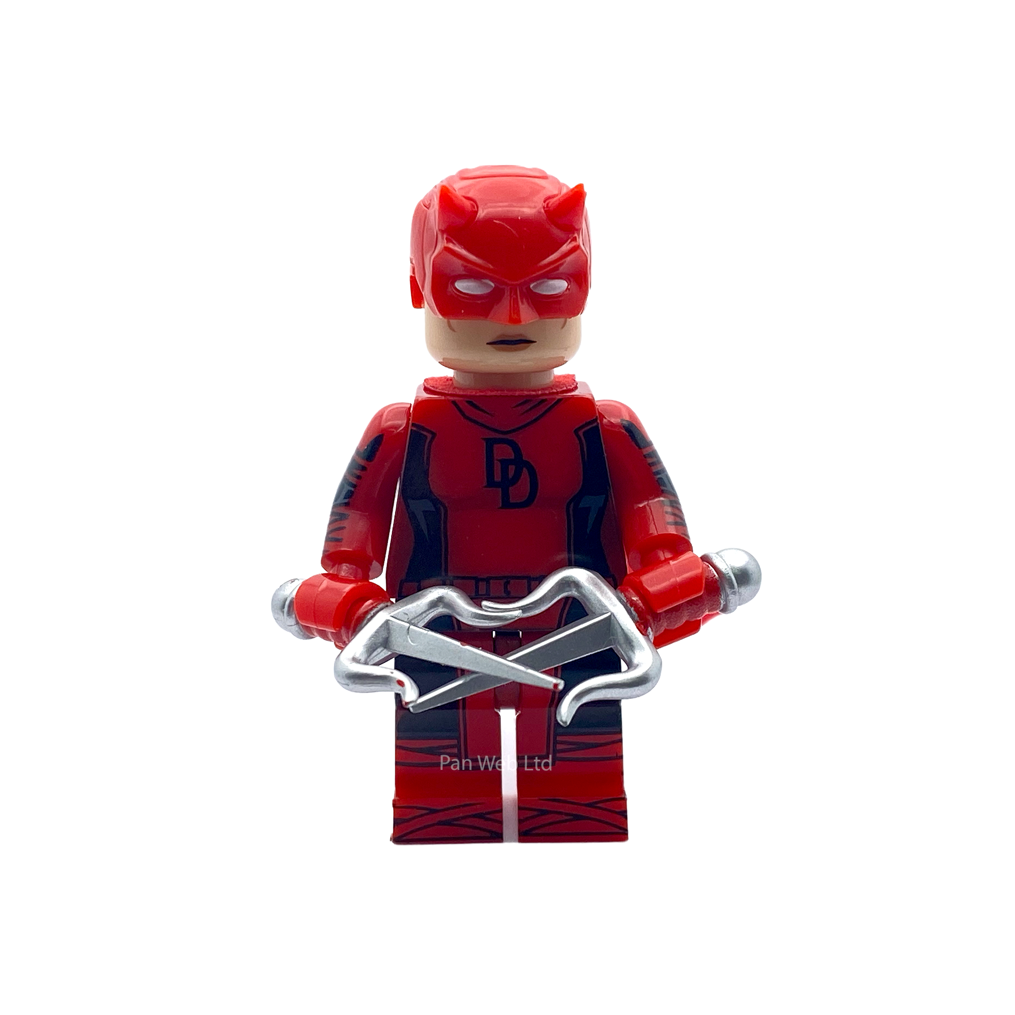 Daredevil Elektra Marvel Inspired Custom Brick Figure