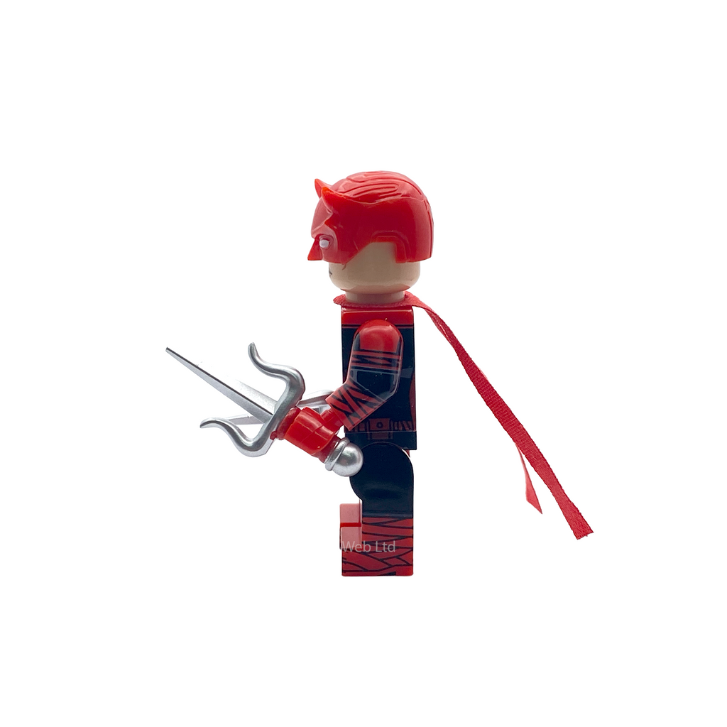Daredevil Elektra Marvel Inspired Custom Brick Figure