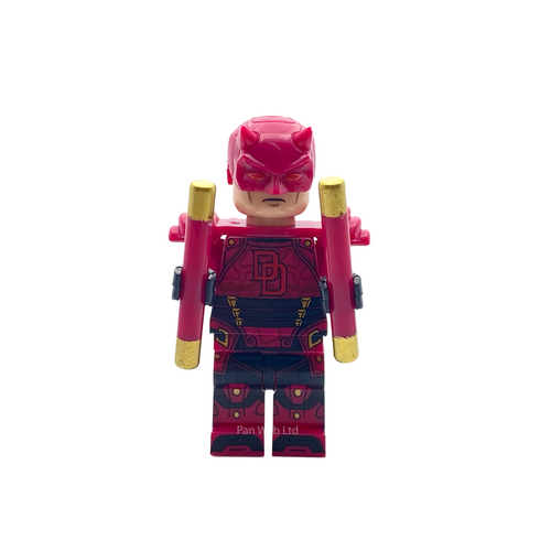 Daredevil Marvel Rivals Variant Custom Brick Figure
