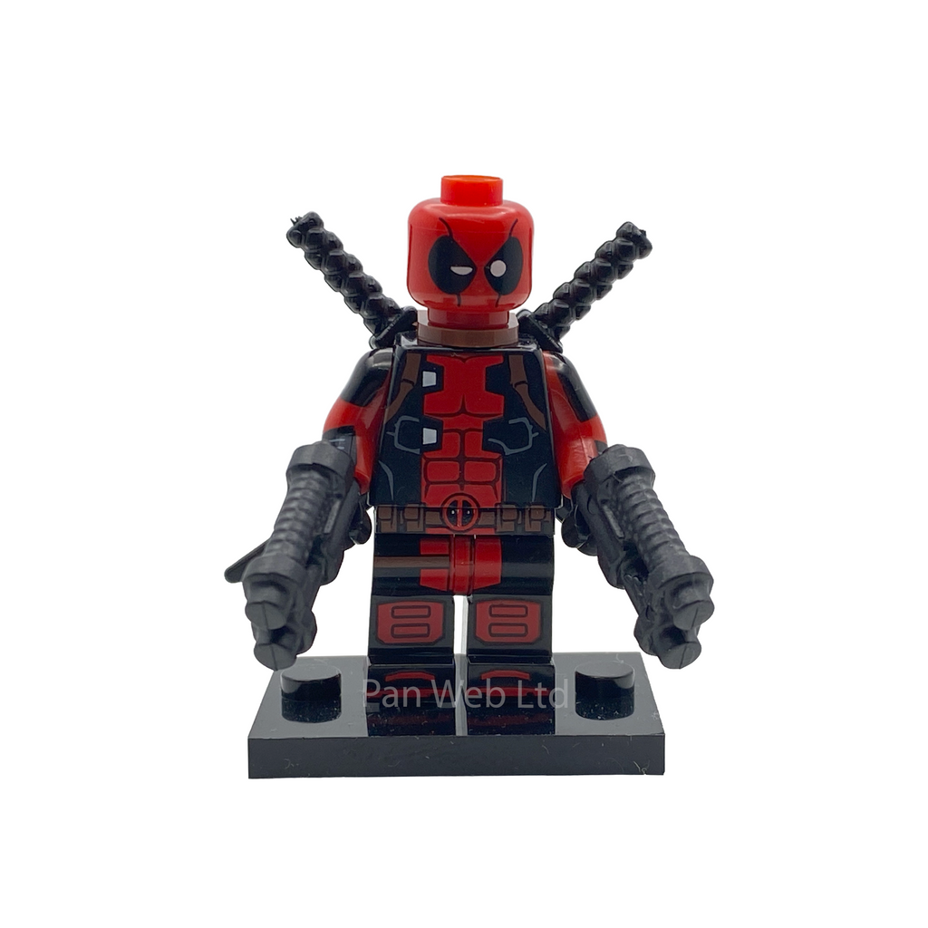 Classic Deadpool Custom Brick Figure