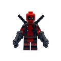 Classic Deadpool Custom Brick Figure