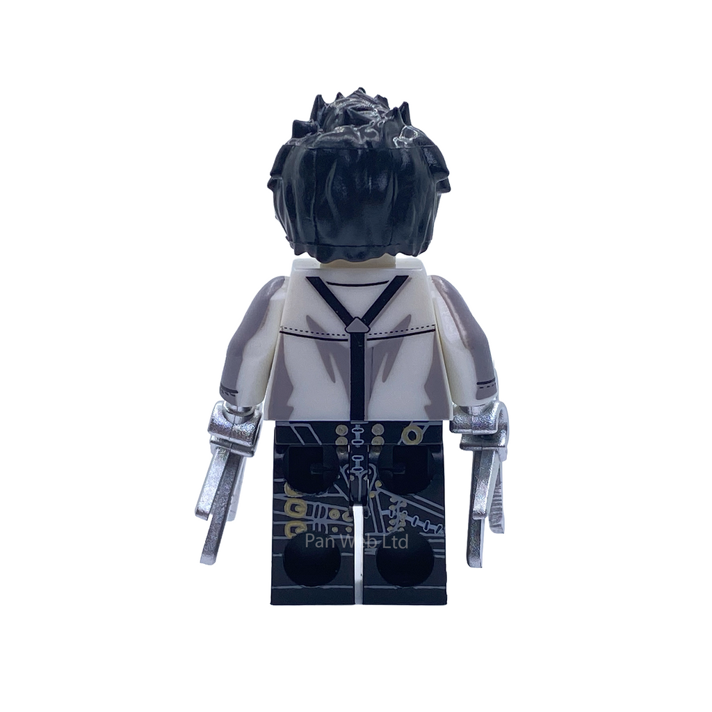 Edward Scissorhands White Shirt Custom Brick Figure
