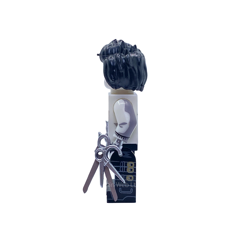 Edward Scissorhands White Shirt Custom Brick Figure