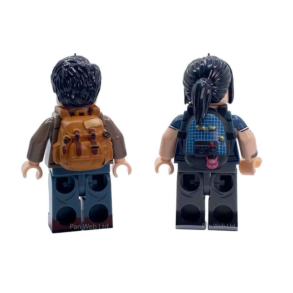 Ellie & Joel The Last of Us Custom Brick Figures