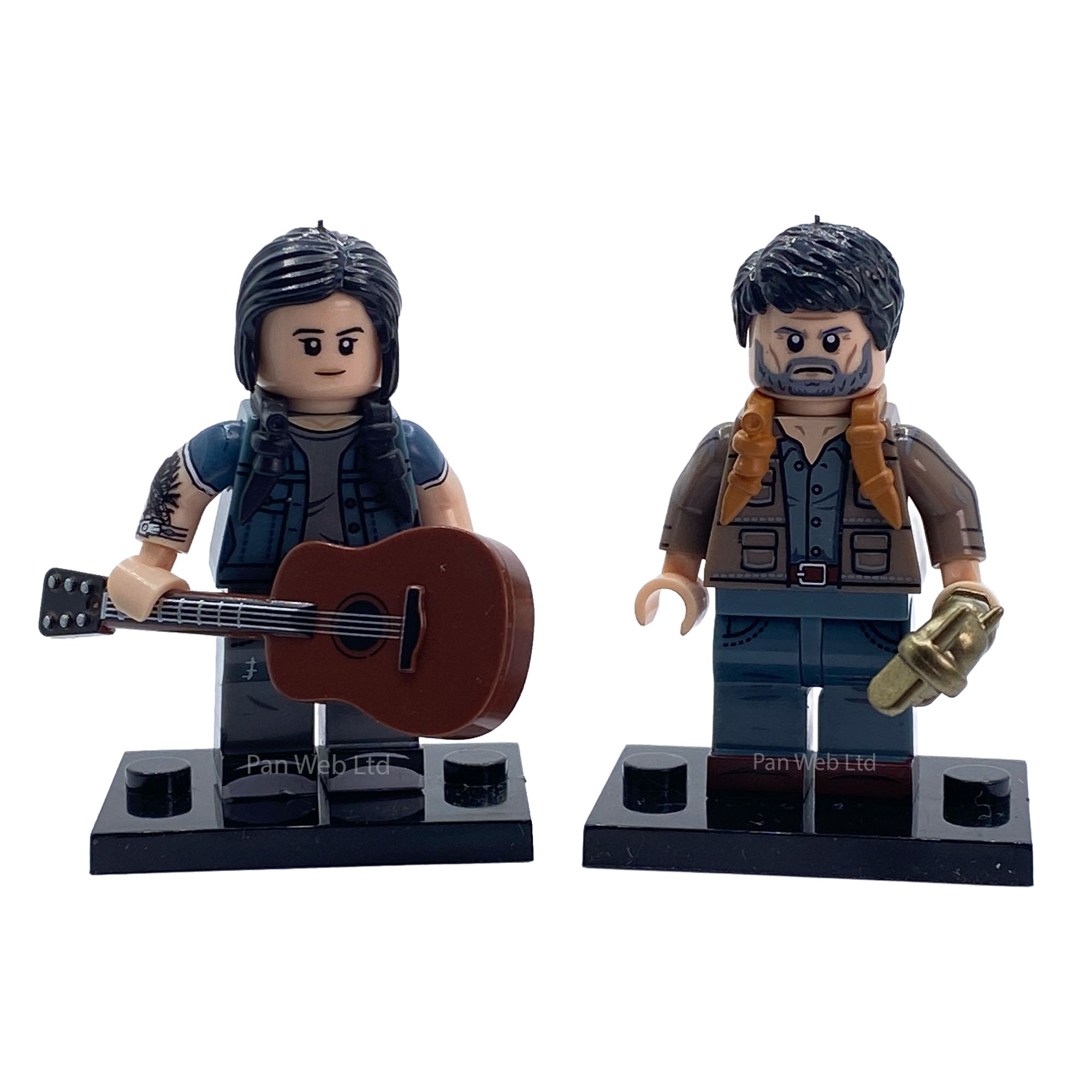 Ellie & Joel The Last of Us Custom Brick Figures
