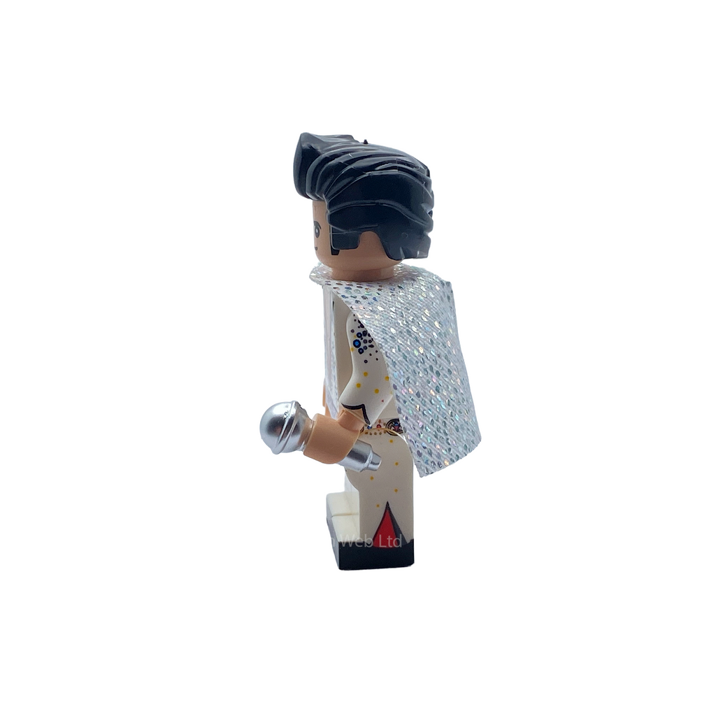 Elvis King Of Rock & Roll Inspired Custom Brick Figure