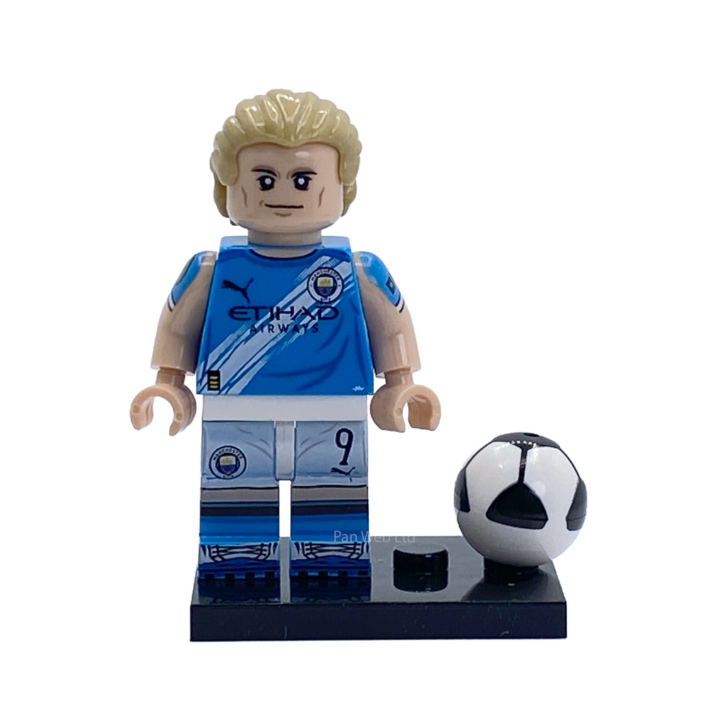 Erling Braut Haaland Custom Brick Figure