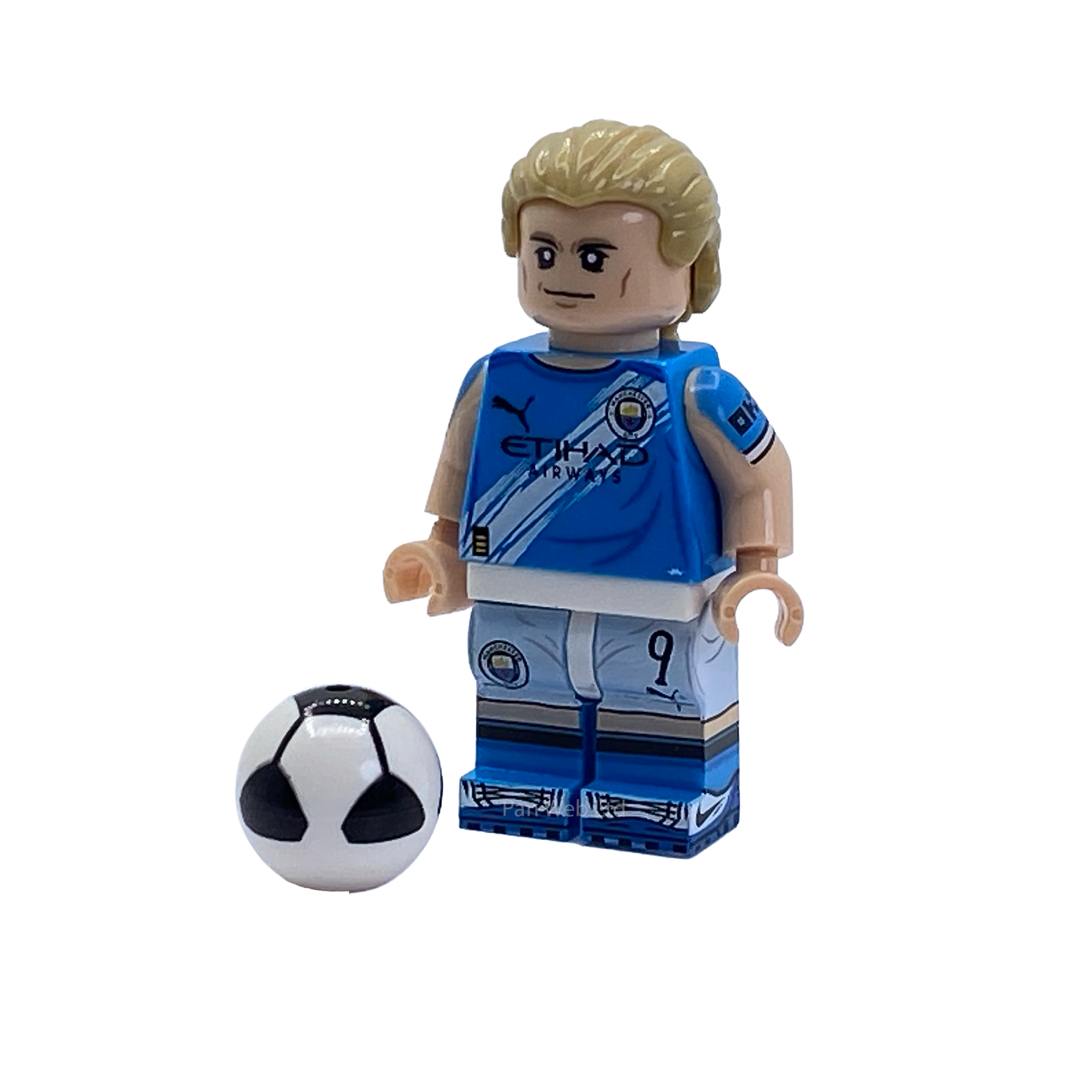 Erling Braut Haaland Custom Brick Figure