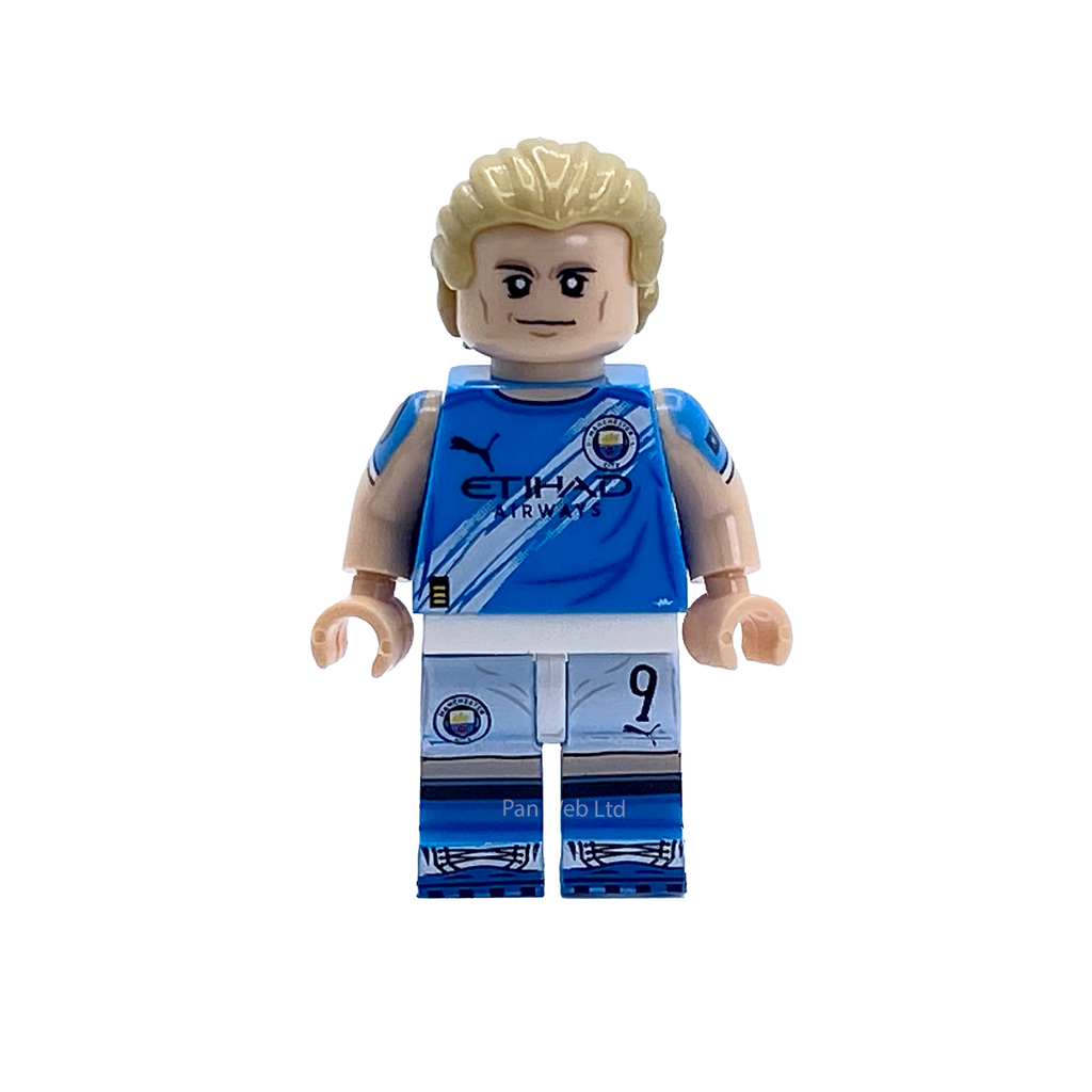 Erling Braut Haaland Custom Brick Figure