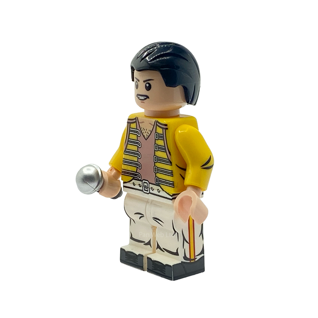 Freddie Mercury Rock Legend Custom Brick Figure