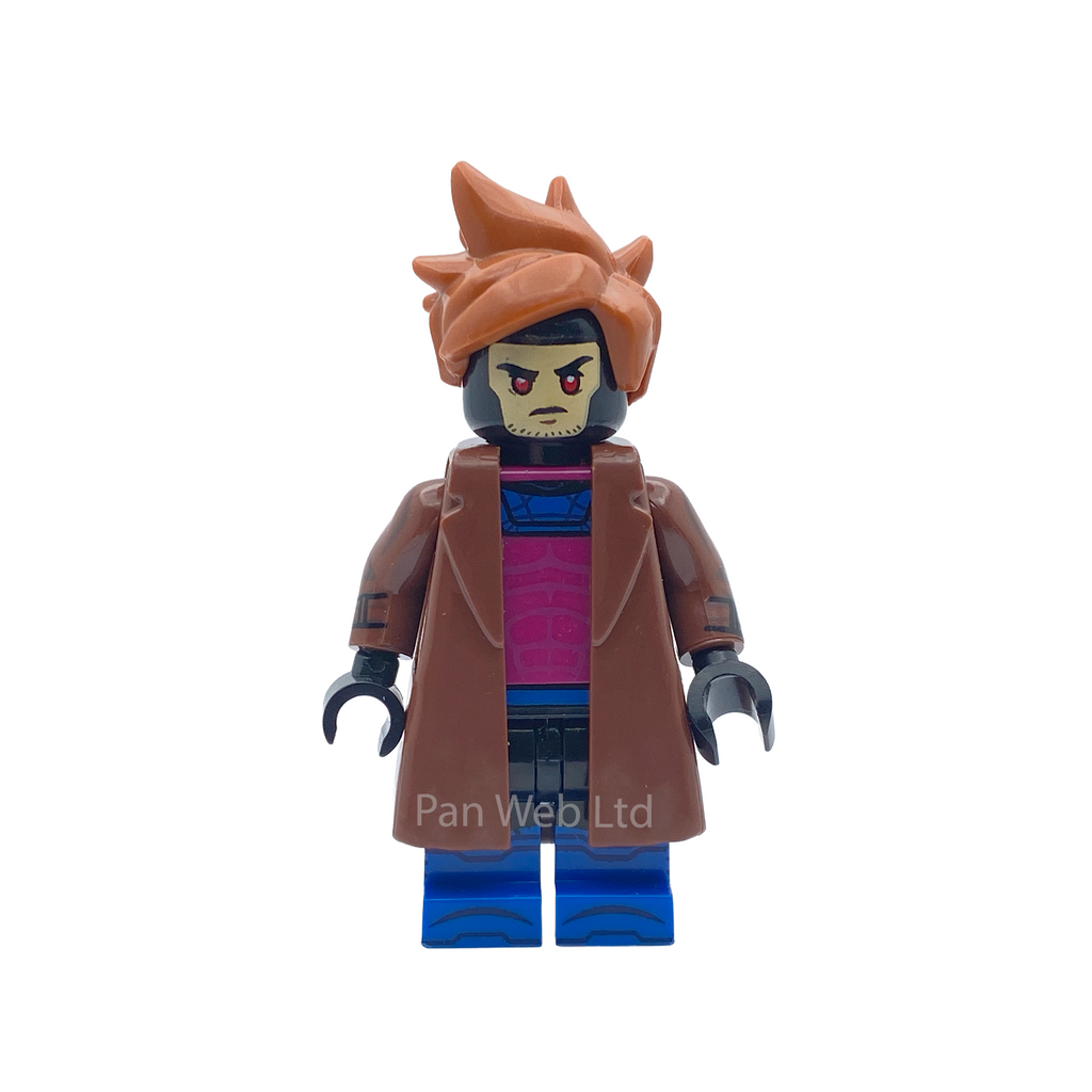 The Gambit X-Men Custom Brick Figure