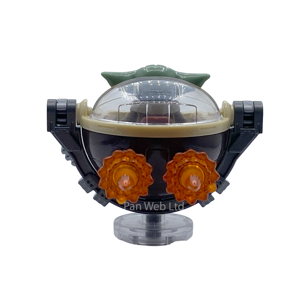 Grogu in Space Pod Custom Brick Figure