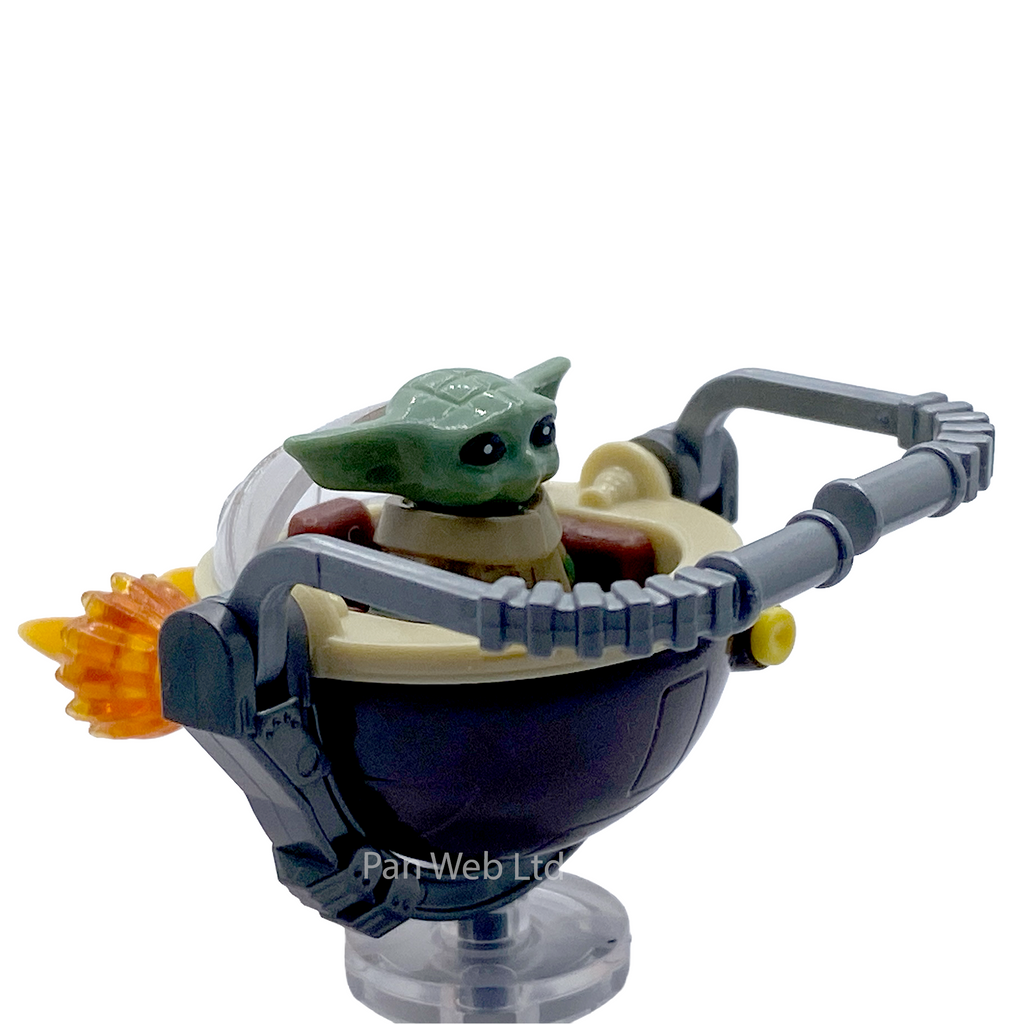 Grogu in Space Pod Custom Brick Figure