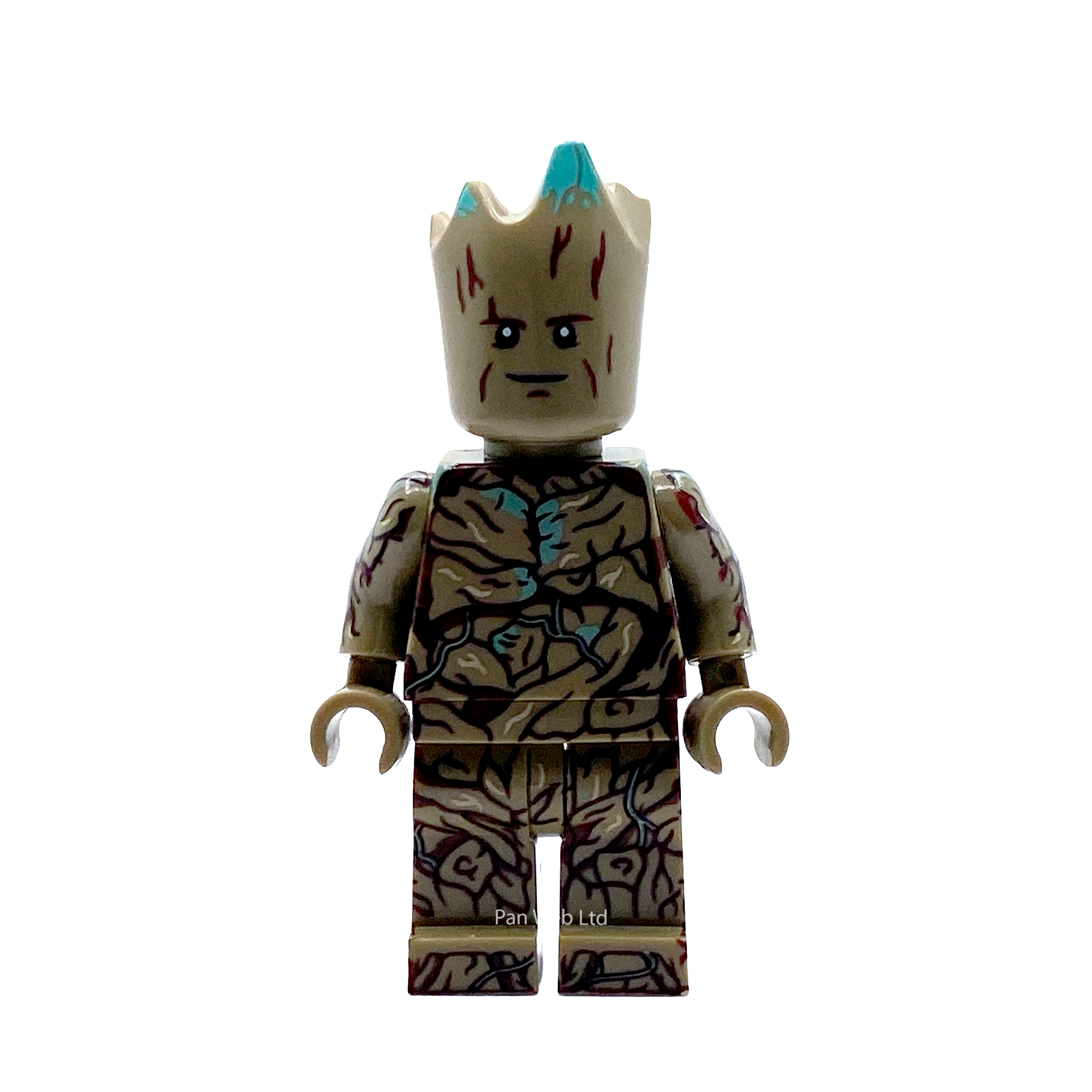 Teen Groot Custom Brick Figure