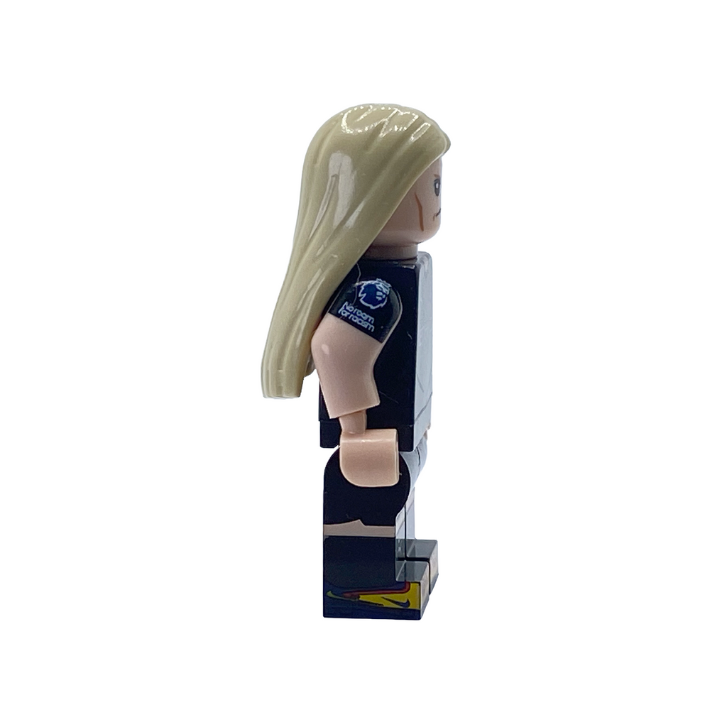 Erling Haaland Long Hair Man City Away Kit Custom Brick Figure