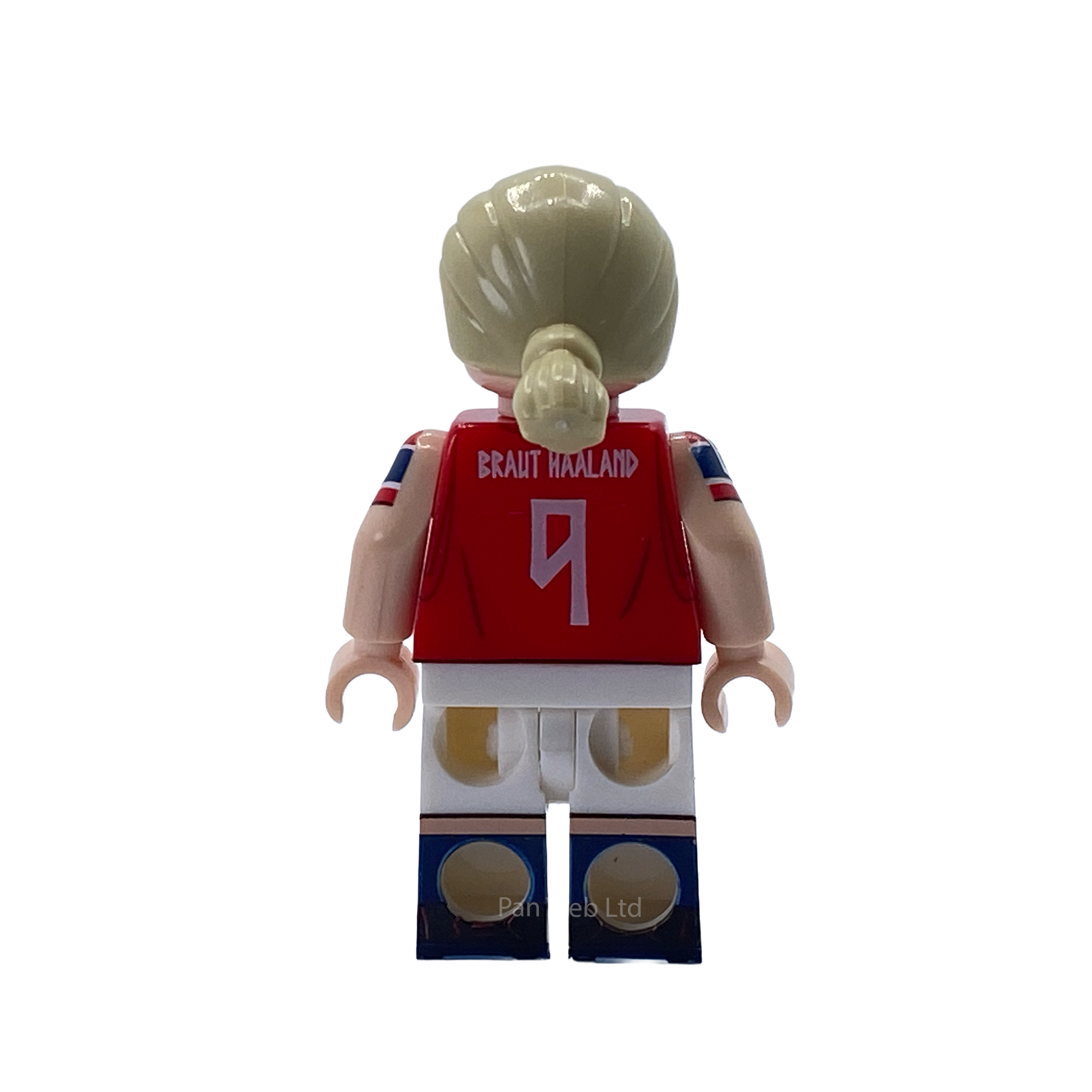 Erling Haaland Norway Kit Custom Brick Figure