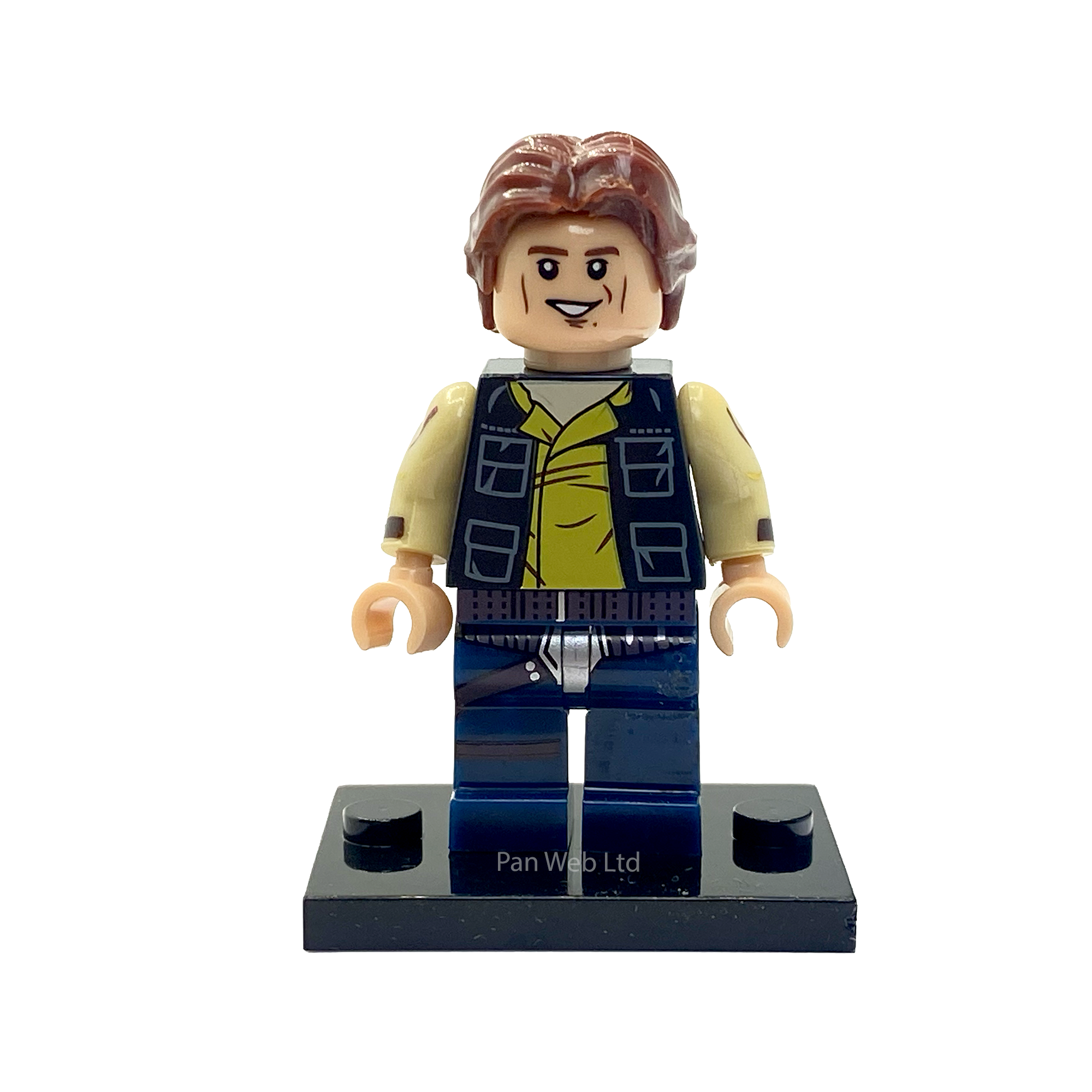 Han Solo Custom Brick Figure