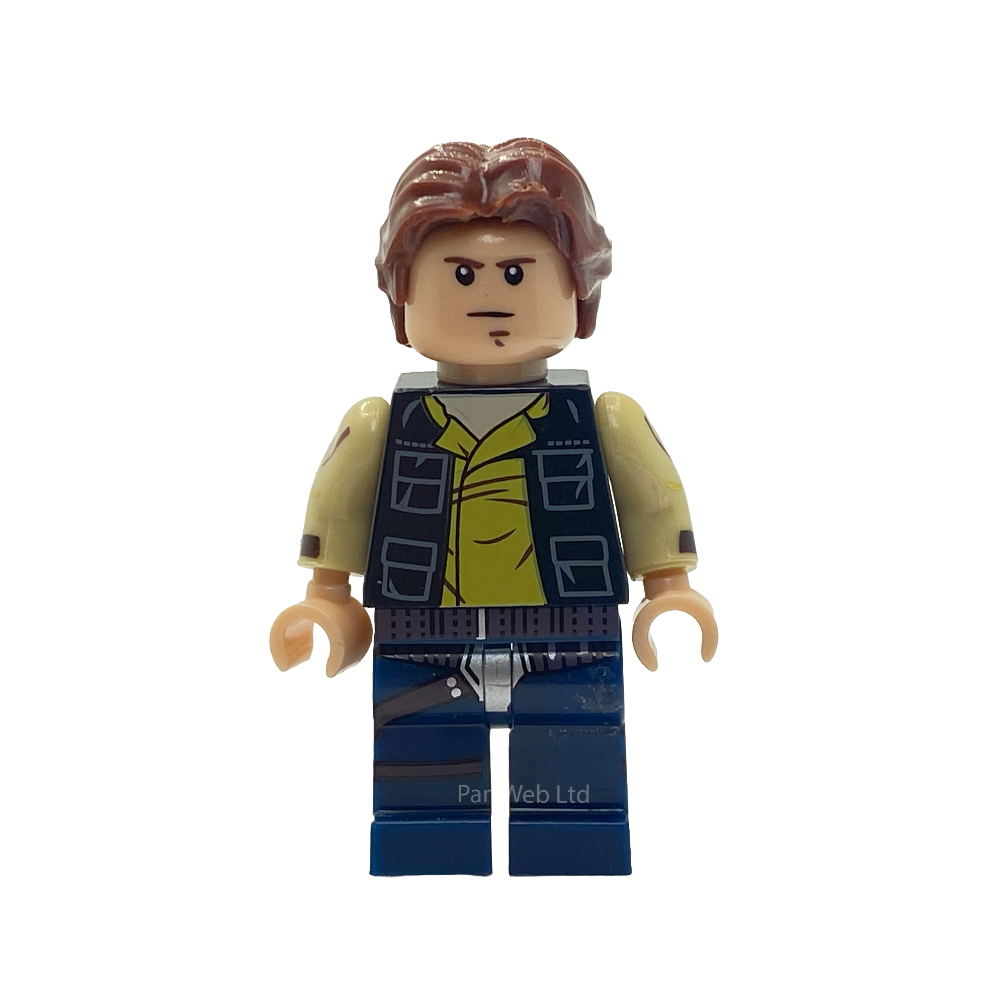 Han Solo Custom Brick Figure