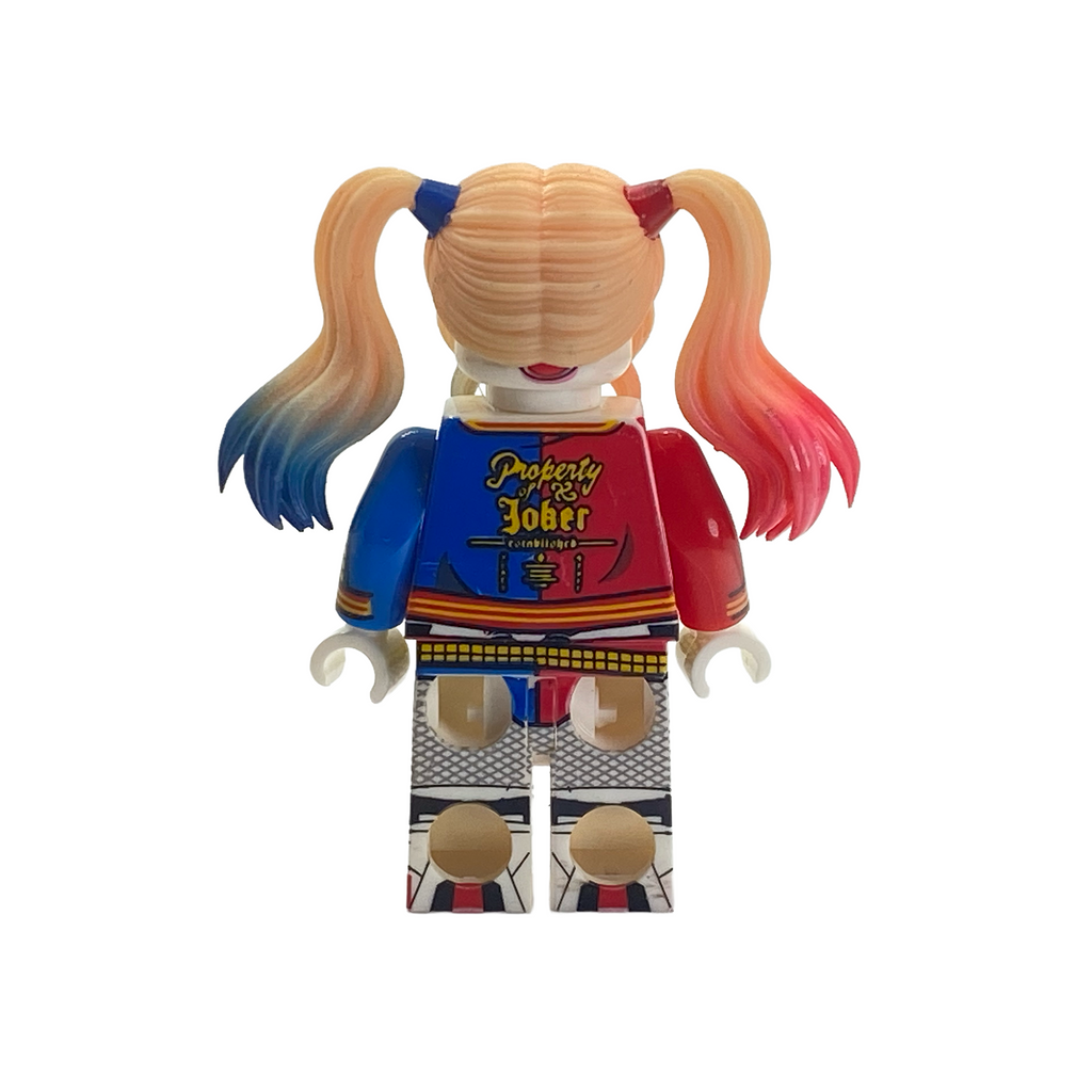Harley Quinn Custom Brick Figure