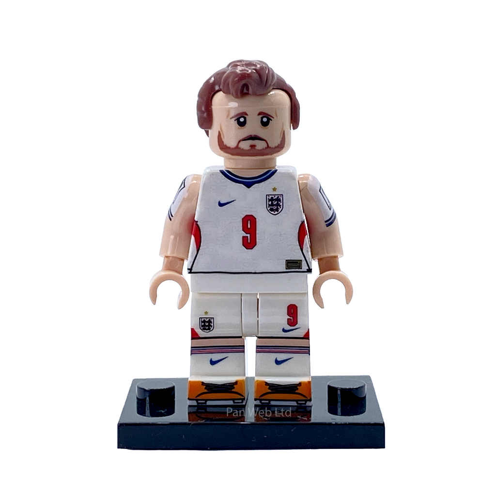Harry Kane England Kit Custom Brick Figure