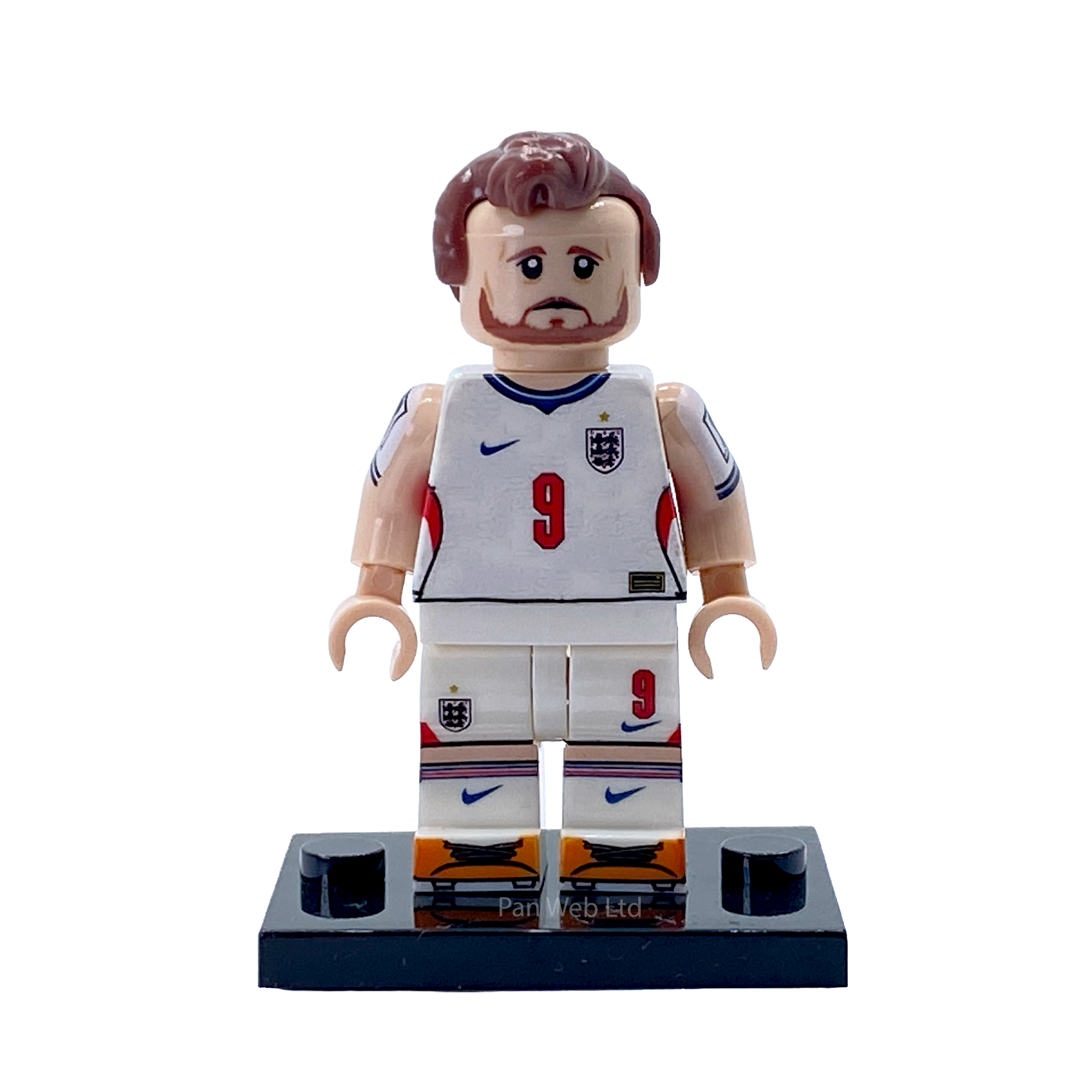 Harry Kane England Kit Custom Brick Figure