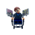 Professor Stephen Hawking Custom Brick Figure