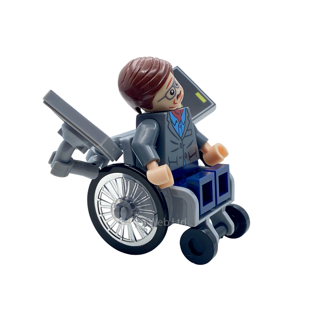 Professor Stephen Hawking Custom Brick Figure