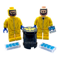 Breaking Bad Hazmat Walter and Jessie Brick Figures
