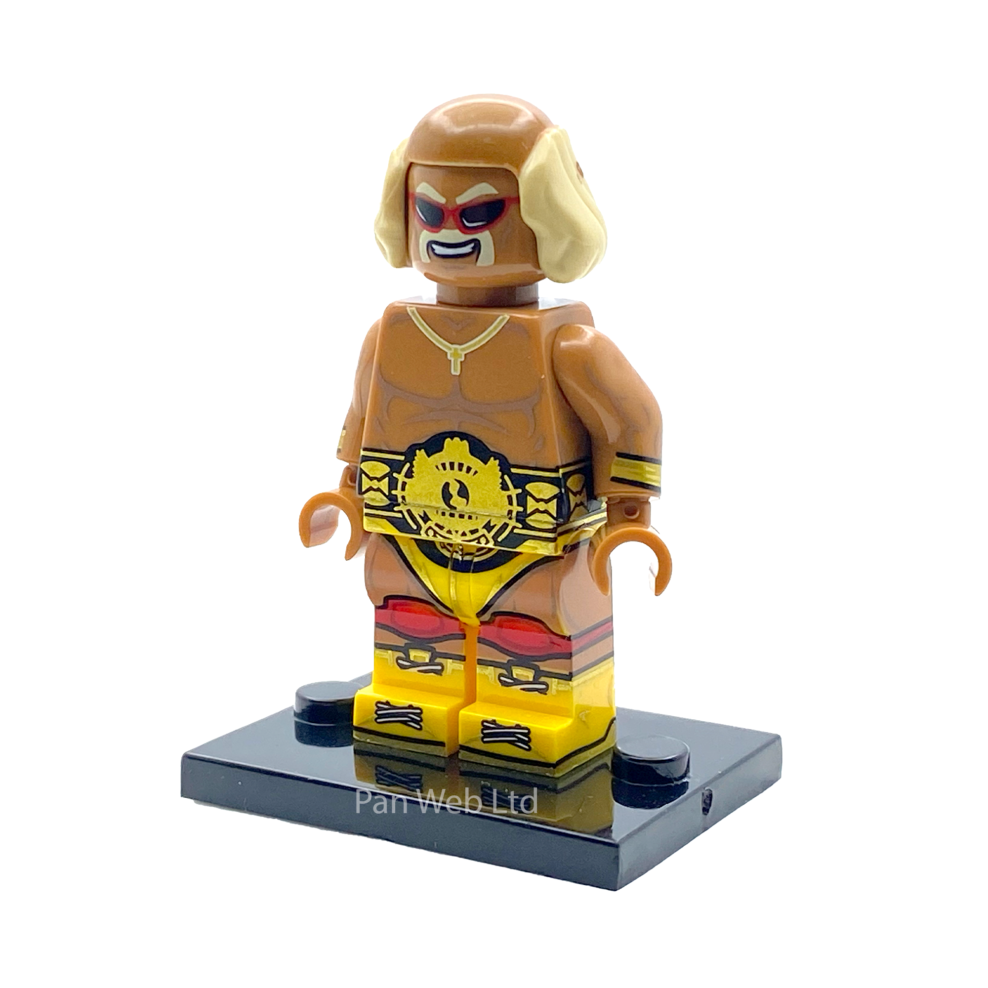 HUlk Hogan WWE Legend Custom Brick Figure