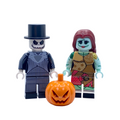 Jack Skellington & Sally Custom Brick Figures