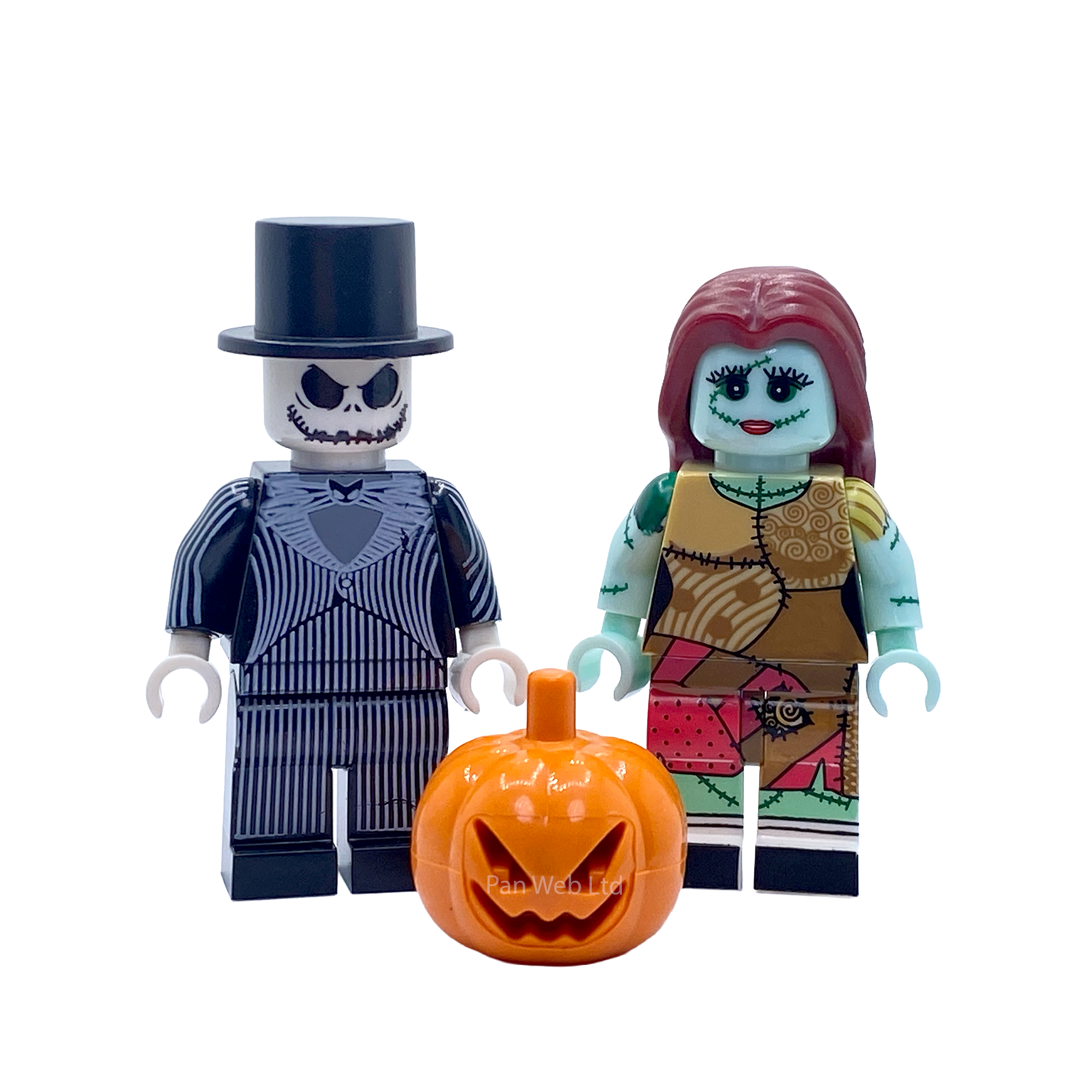 Jack Skellington & Sally Custom Brick Figures