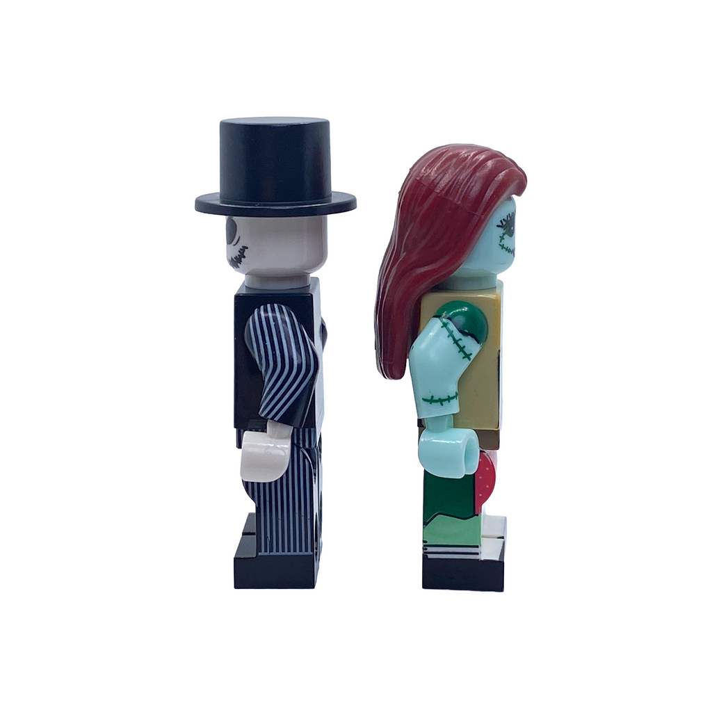 Jack Skellington & Sally Custom Brick Figures