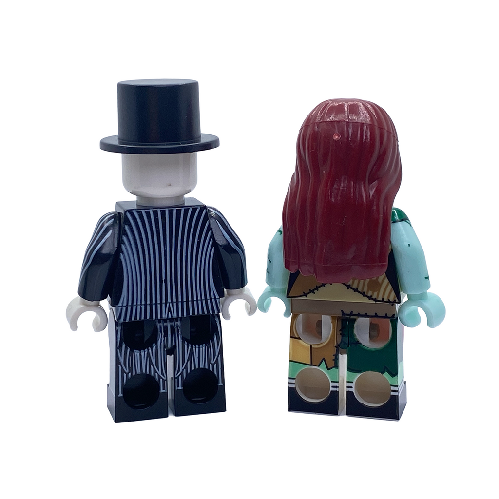 Jack Skellington & Sally Custom Brick Figures