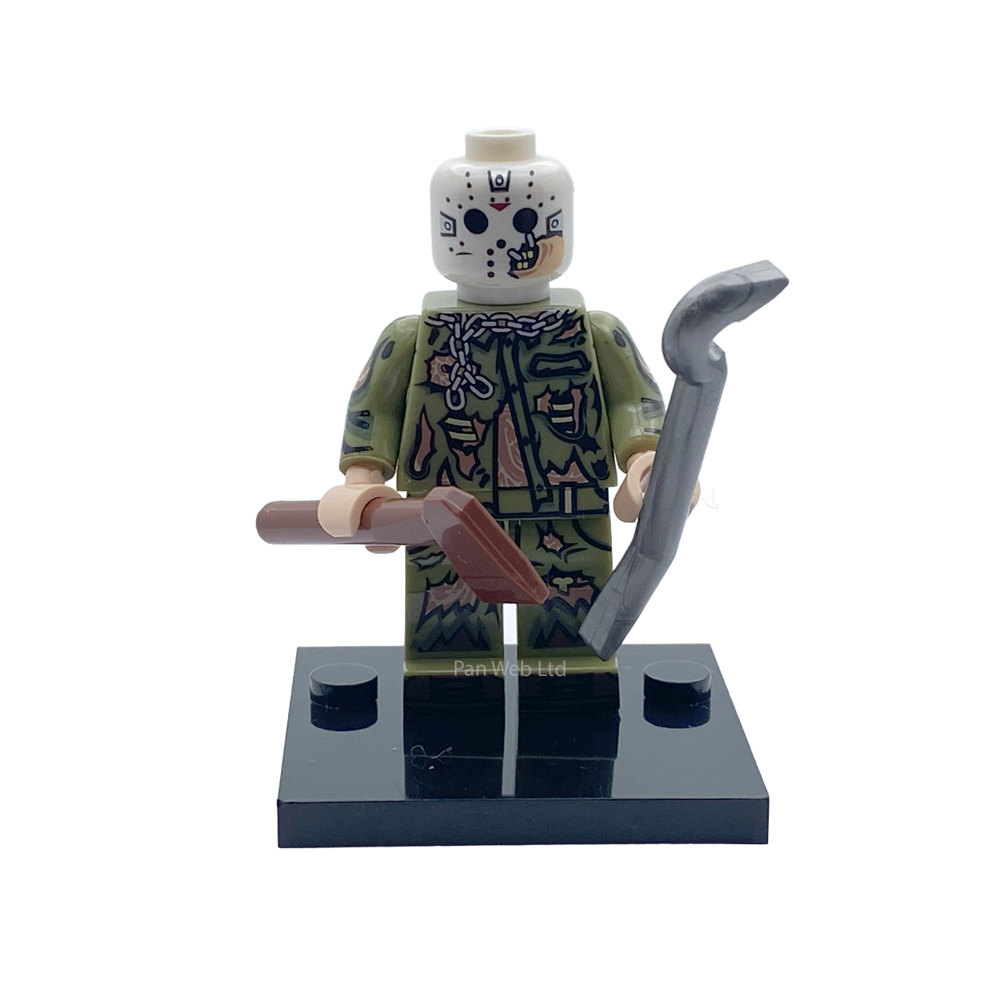 Jason Voorhees Friday the 13th Inspired Custom Brick Figure