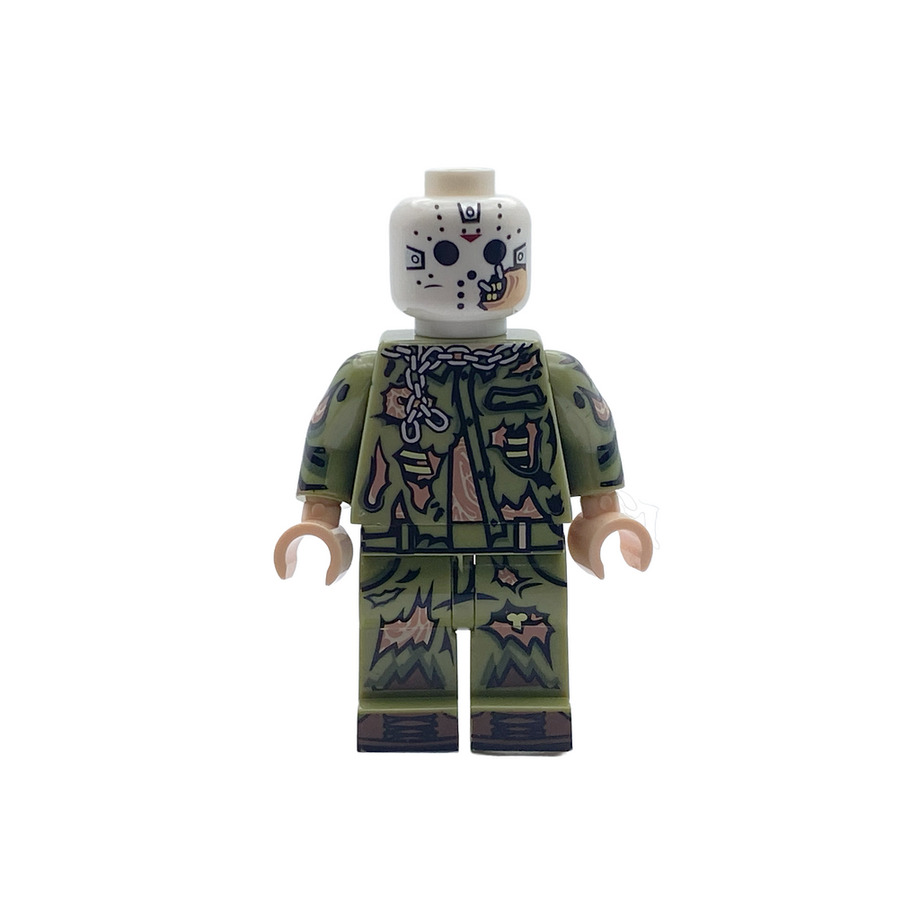 Jason Voorhees Friday the 13th Inspired Custom Brick Figure