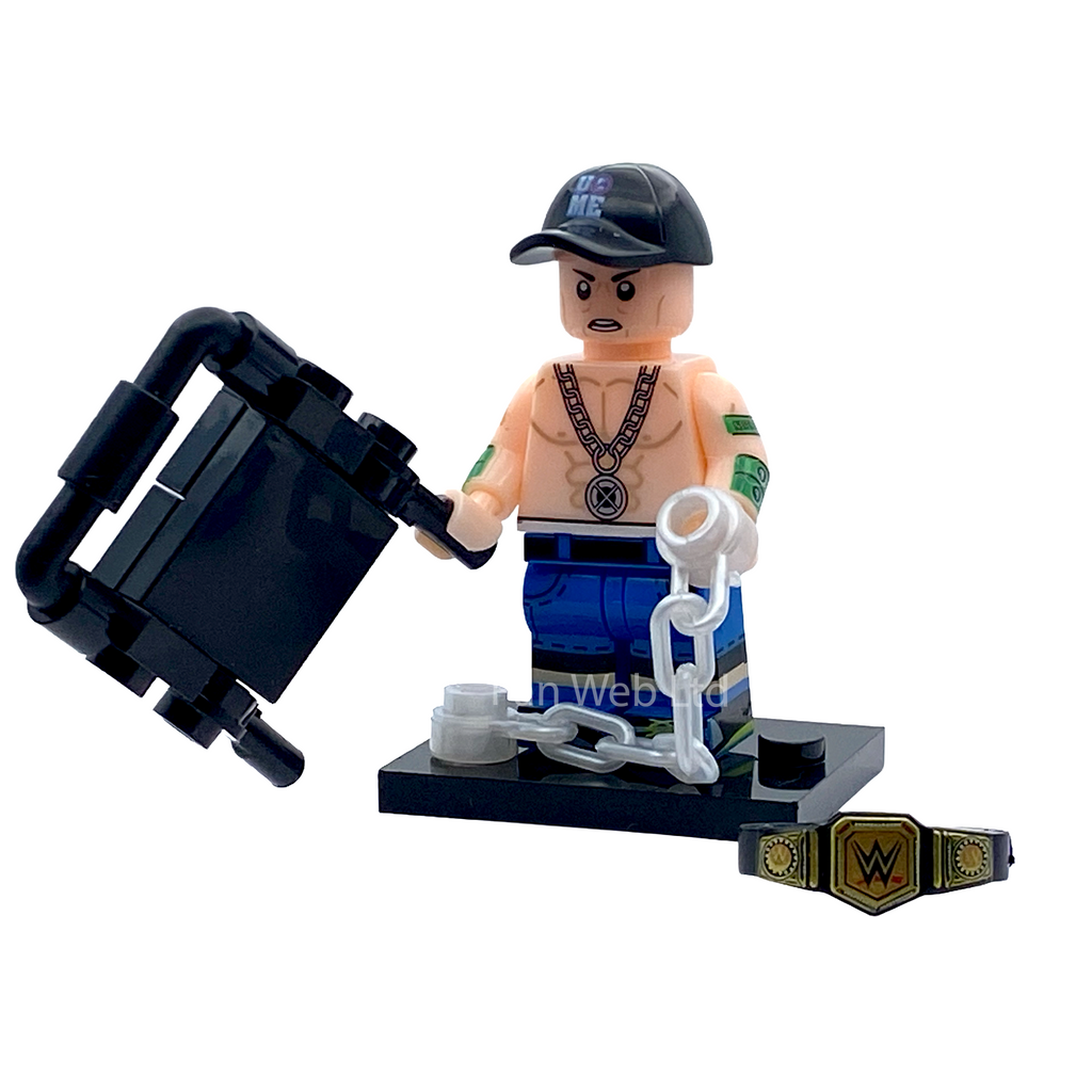 WWE John Cena Custom Brick Figure