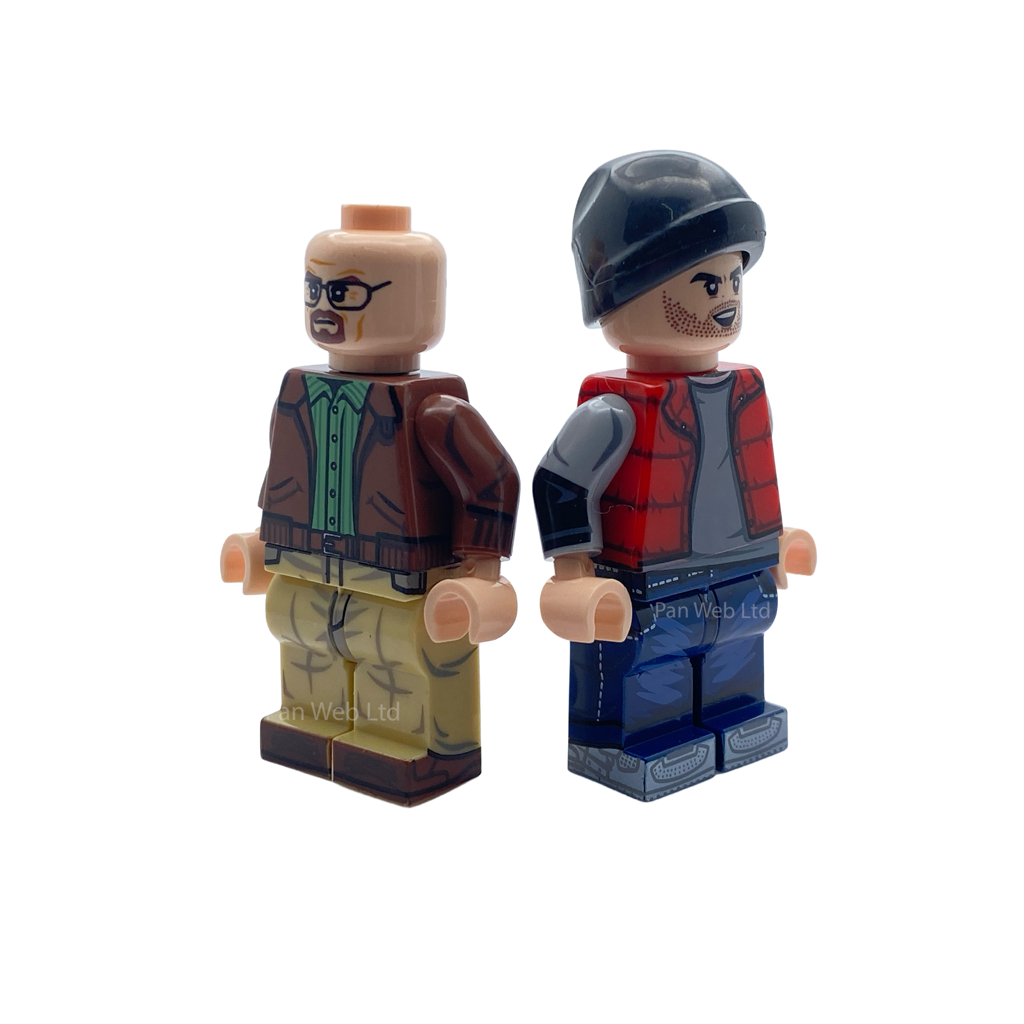 Jessie & Walter Breaking Bad Inspired Custom Brick Figures