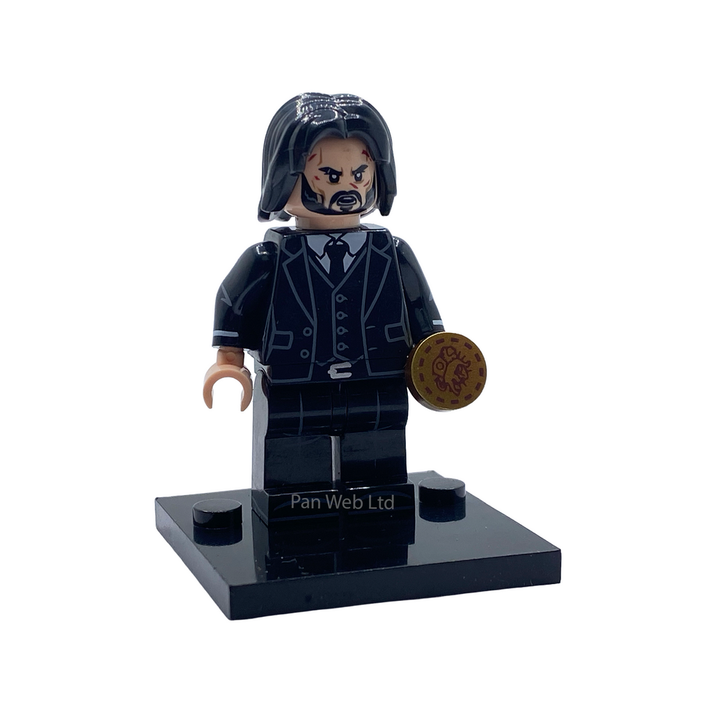 John Wick Custom Brick Figure