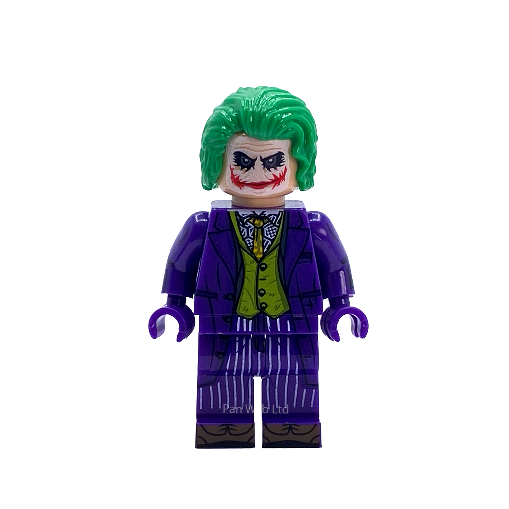 The Joker Heath Ledger Inspired Custom Brick Figure