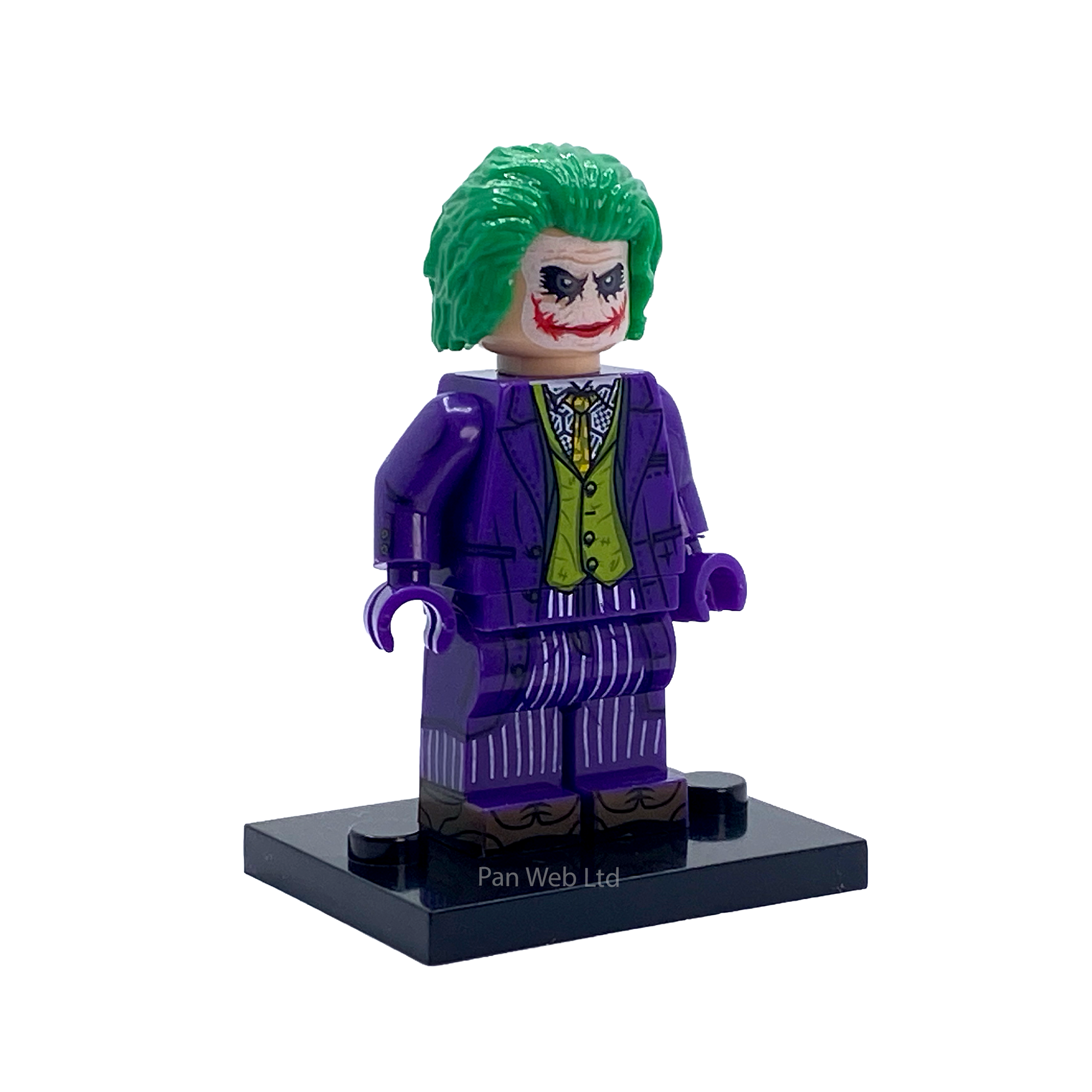 The Joker Heath Ledger Inspired Custom Brick Figure