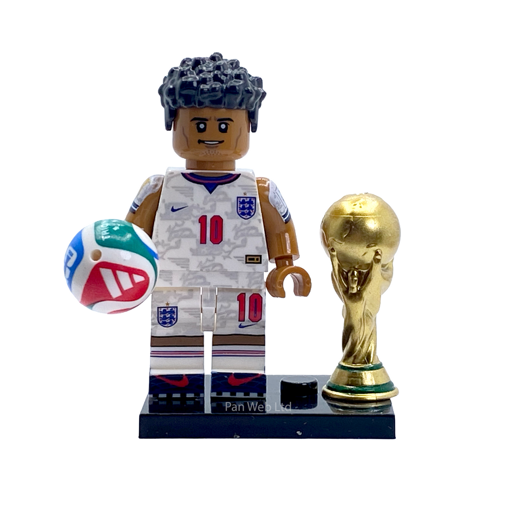 Jude Bellingham England Kit Custom Brick Figure