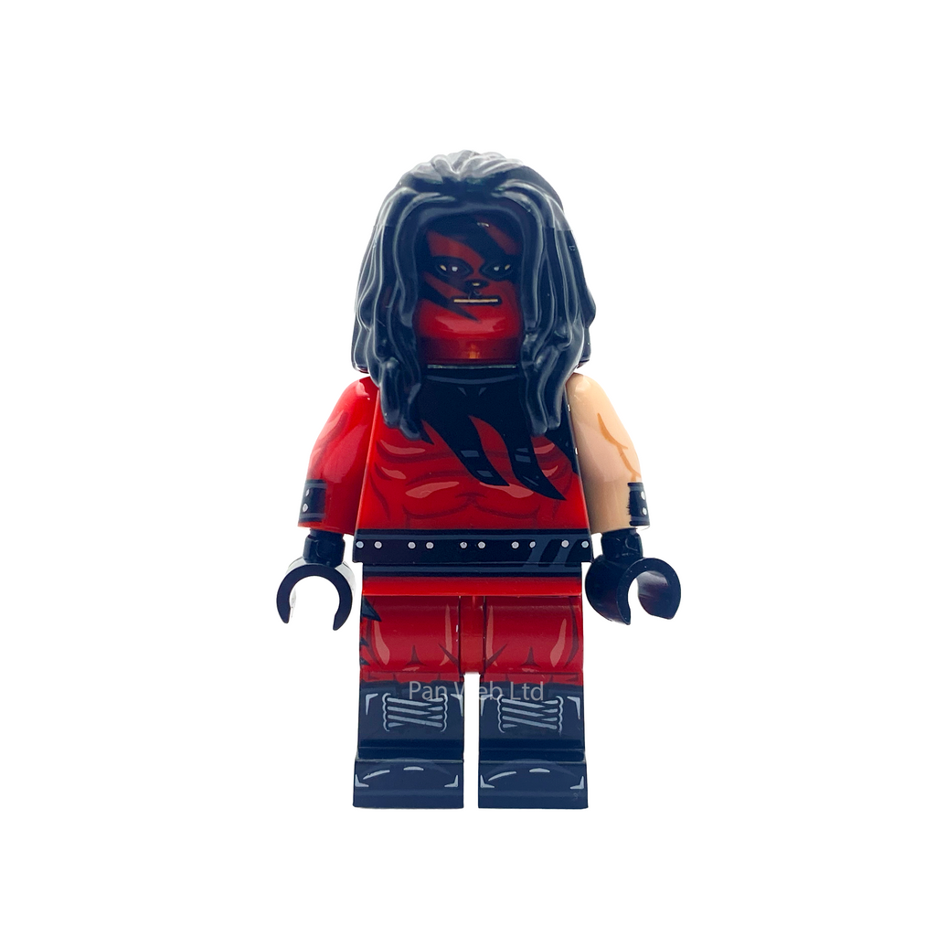 Kane WWE Legend Custom Brick Figure